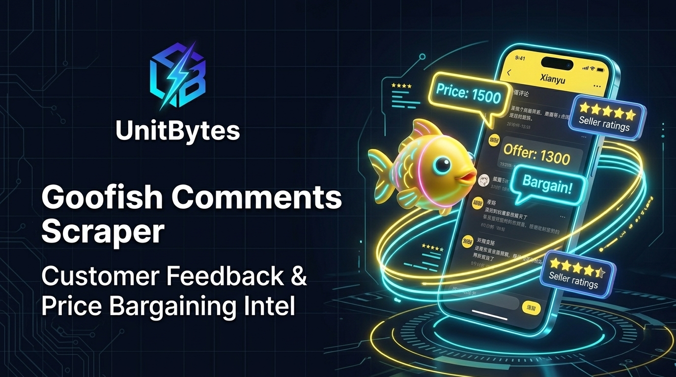GooFish (闲鱼 Xianyu) Reviews & Reputation Scraper API Banner