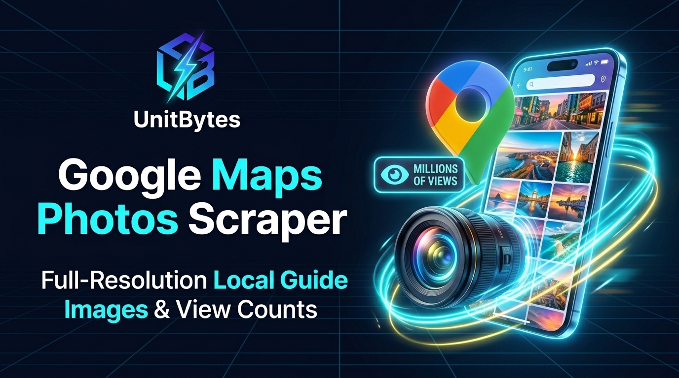 Google Maps Contributor Photos Scraper API Banner